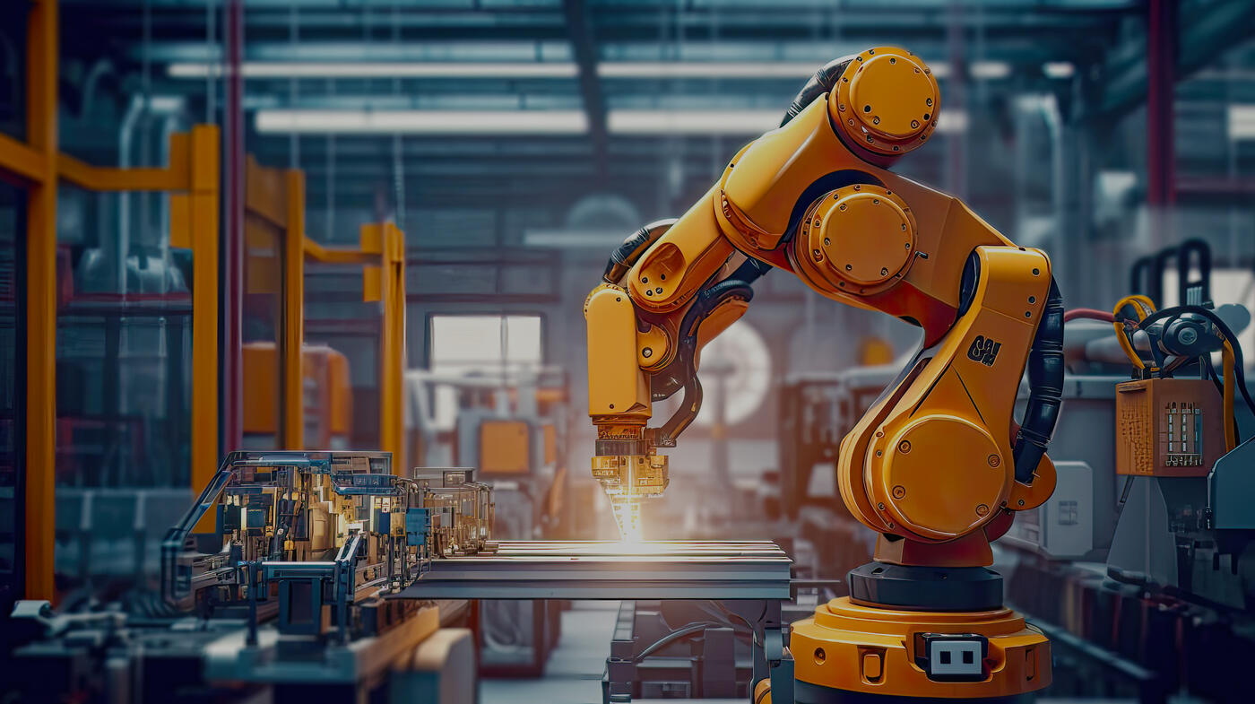Industrial robot in smart factory