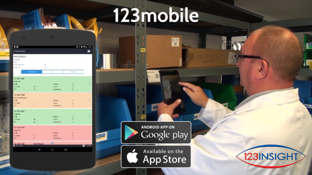 123mobile stores and shop floor tablet software