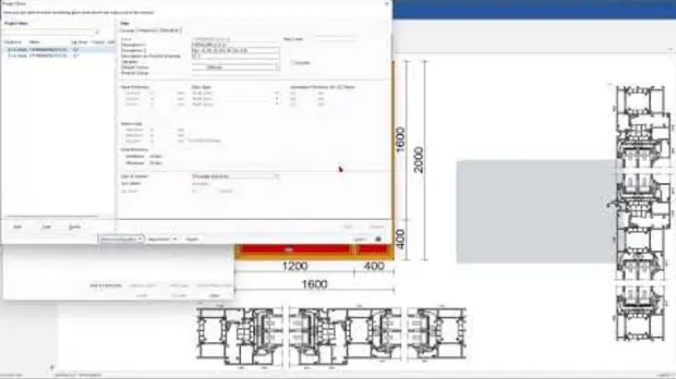 Glass Configurator in Logikal