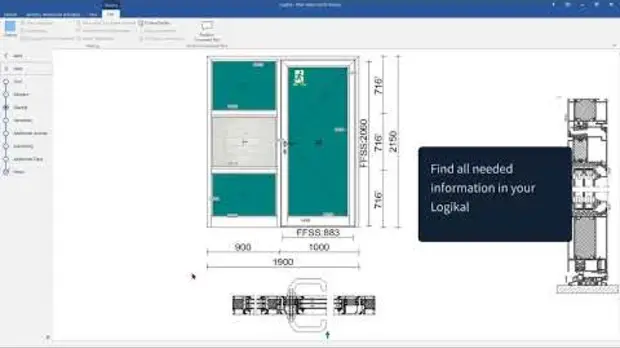 Mailbox Configurator in Logikal