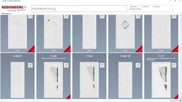 Door Panel Configurator in Logikal