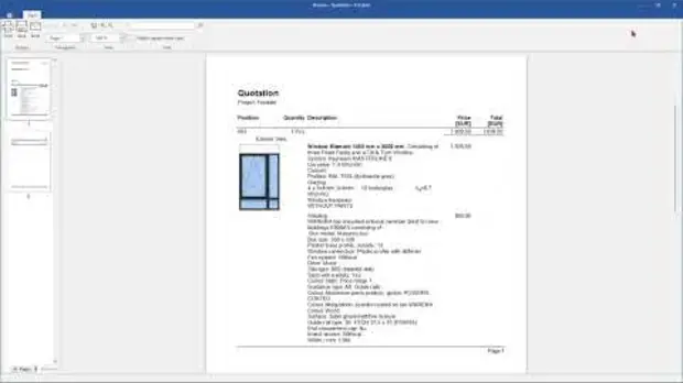 Sun Protection Configurator in Logikal