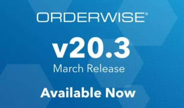 OrderWise 20.3 - our latest features