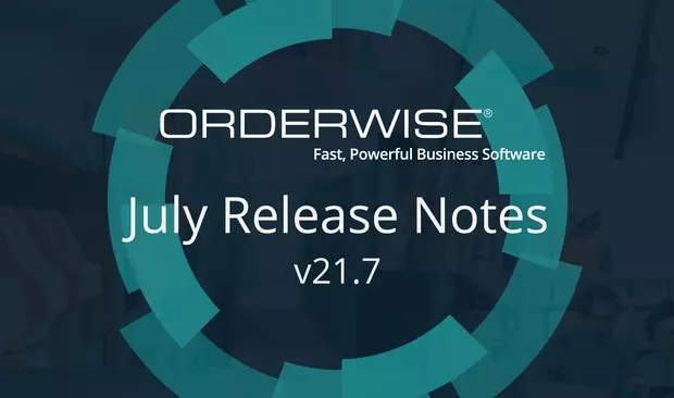 OrderWise in August 2021 – v21.8