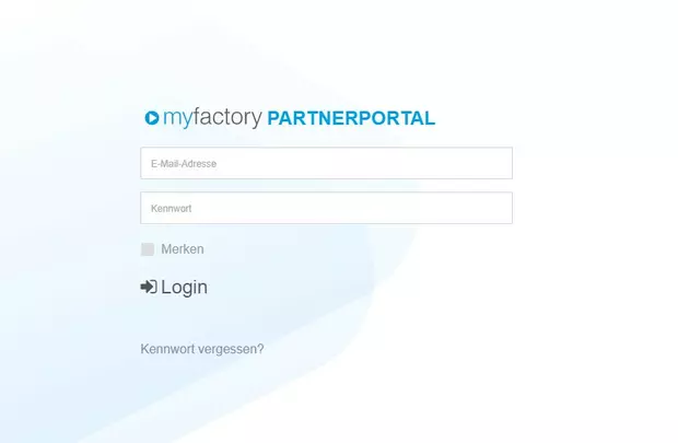 login myfactory partnerportal