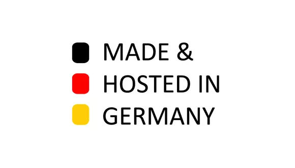 made & hosted in Germany