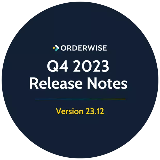 Orderwise release notes 