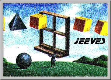 Bilden visar Jeeves första logga